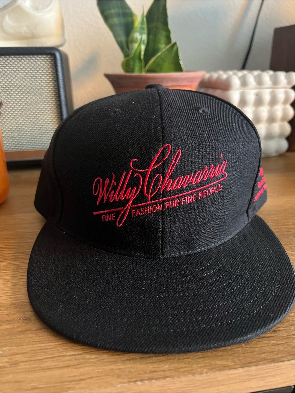 Willy Chavarria Fine Fashion Black Hat